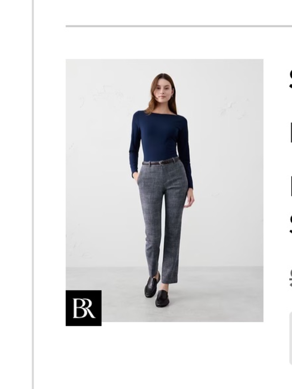 Banana Republic Soft Stretch Long Sleeve Tee